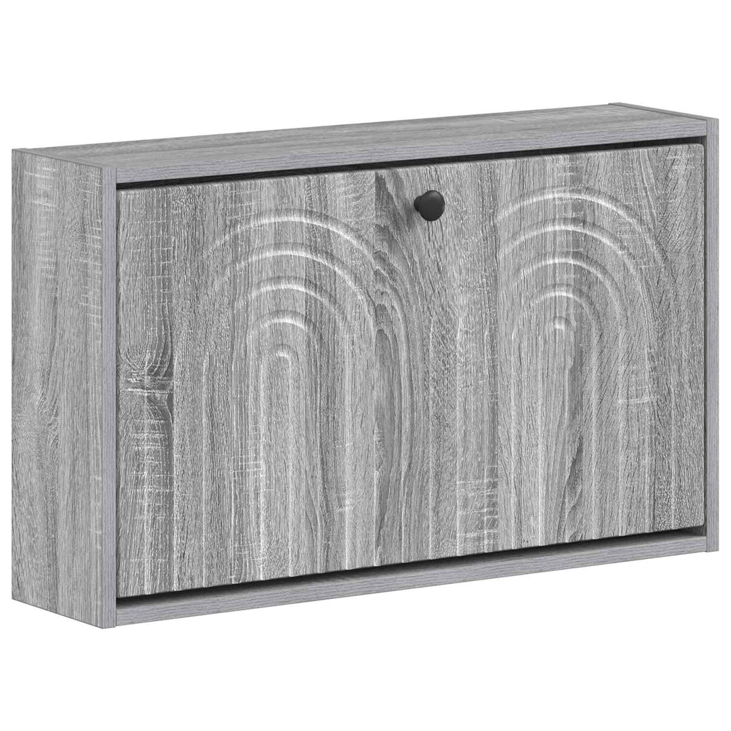 vidaXL Wisząca szafka na buty ALKMAAR 71 x 17 x 43 cm Szary Sonoma