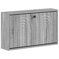 vidaXL Wisząca szafka na buty ALKMAAR 71 x 17 x 43 cm Szary Sonoma
