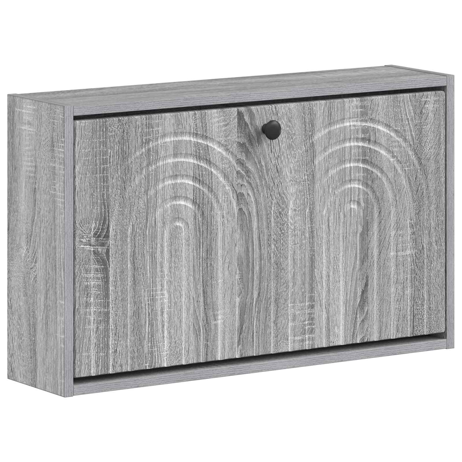 vidaXL Wisząca szafka na buty ALKMAAR 71 x 17 x 43 cm Szary Sonoma