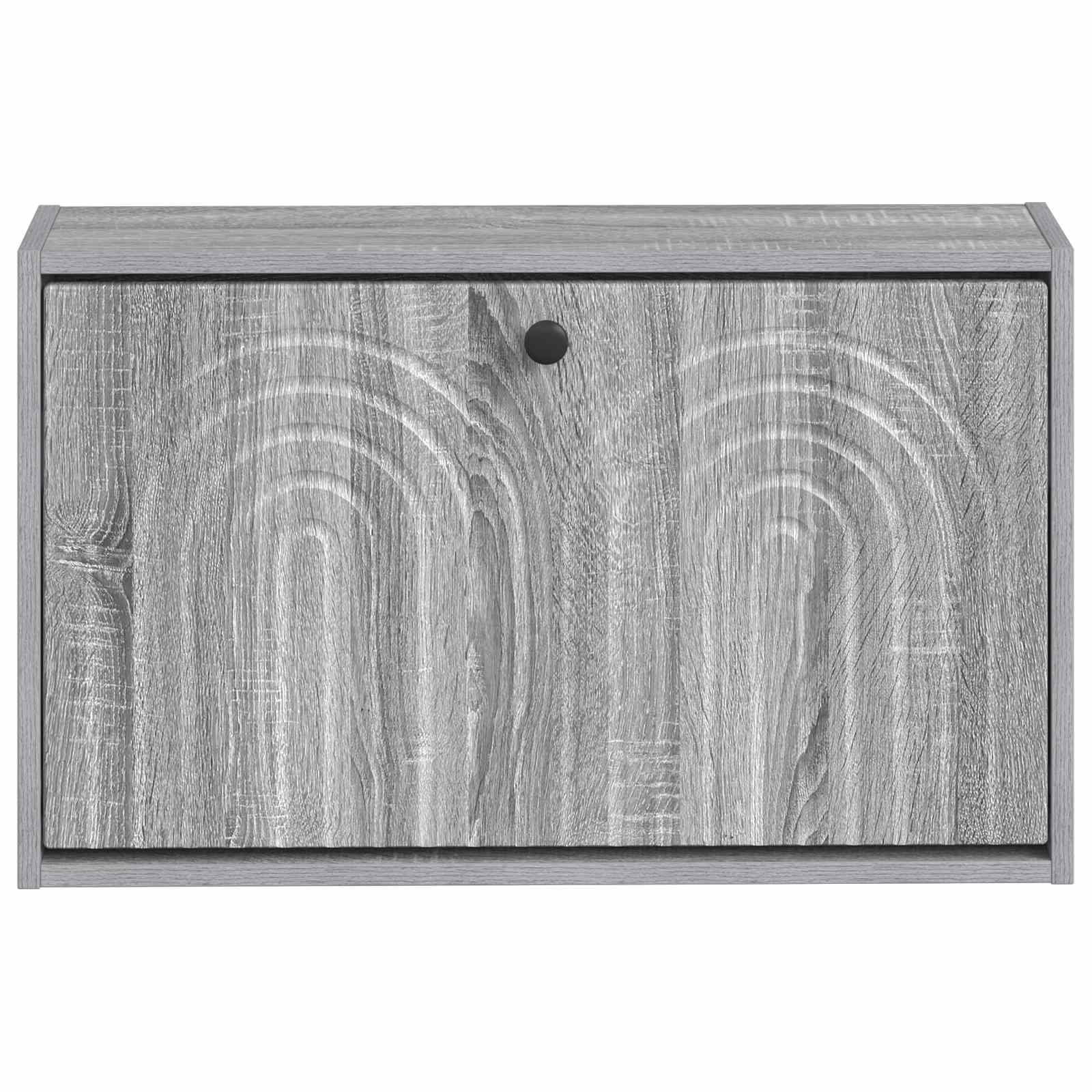 vidaXL Wisząca szafka na buty ALKMAAR 71 x 17 x 43 cm Szary Sonoma