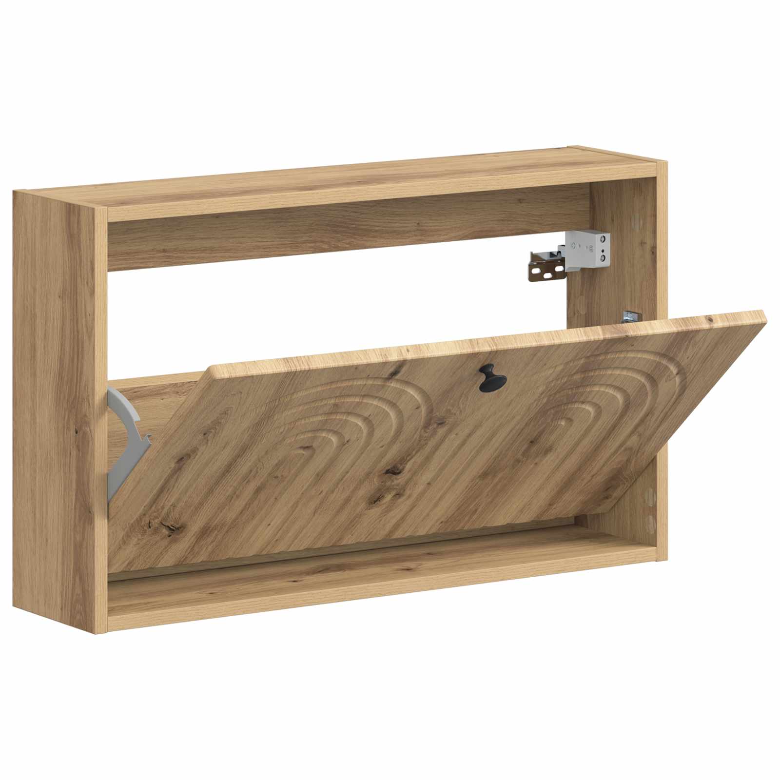 vidaXL Wisząca szafka na buty ALKMAAR 71 x 17 x 43 cm Dąb artisan