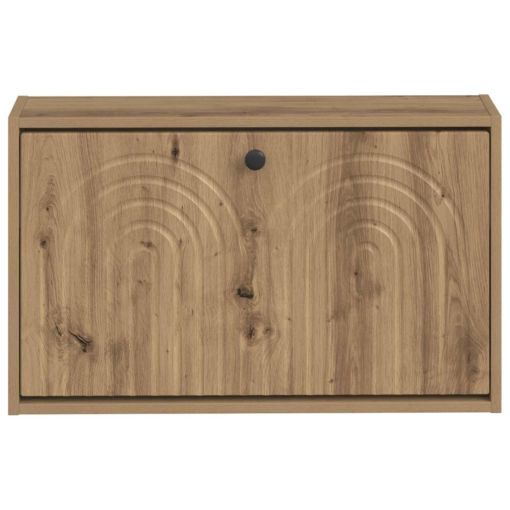vidaXL Wisząca szafka na buty ALKMAAR 71 x 17 x 43 cm Dąb artisan