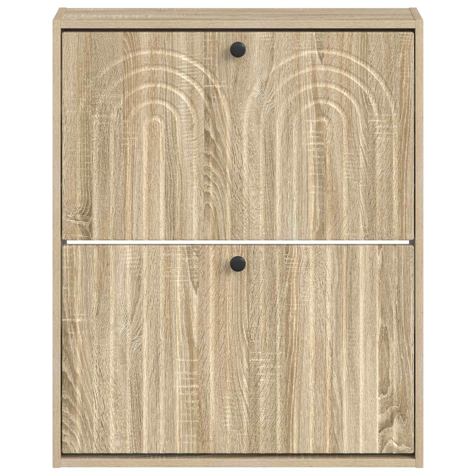 vidaXL Wisząca szafka na buty ALKMAAR 71 x 17 x 86 cm dąb Sonoma