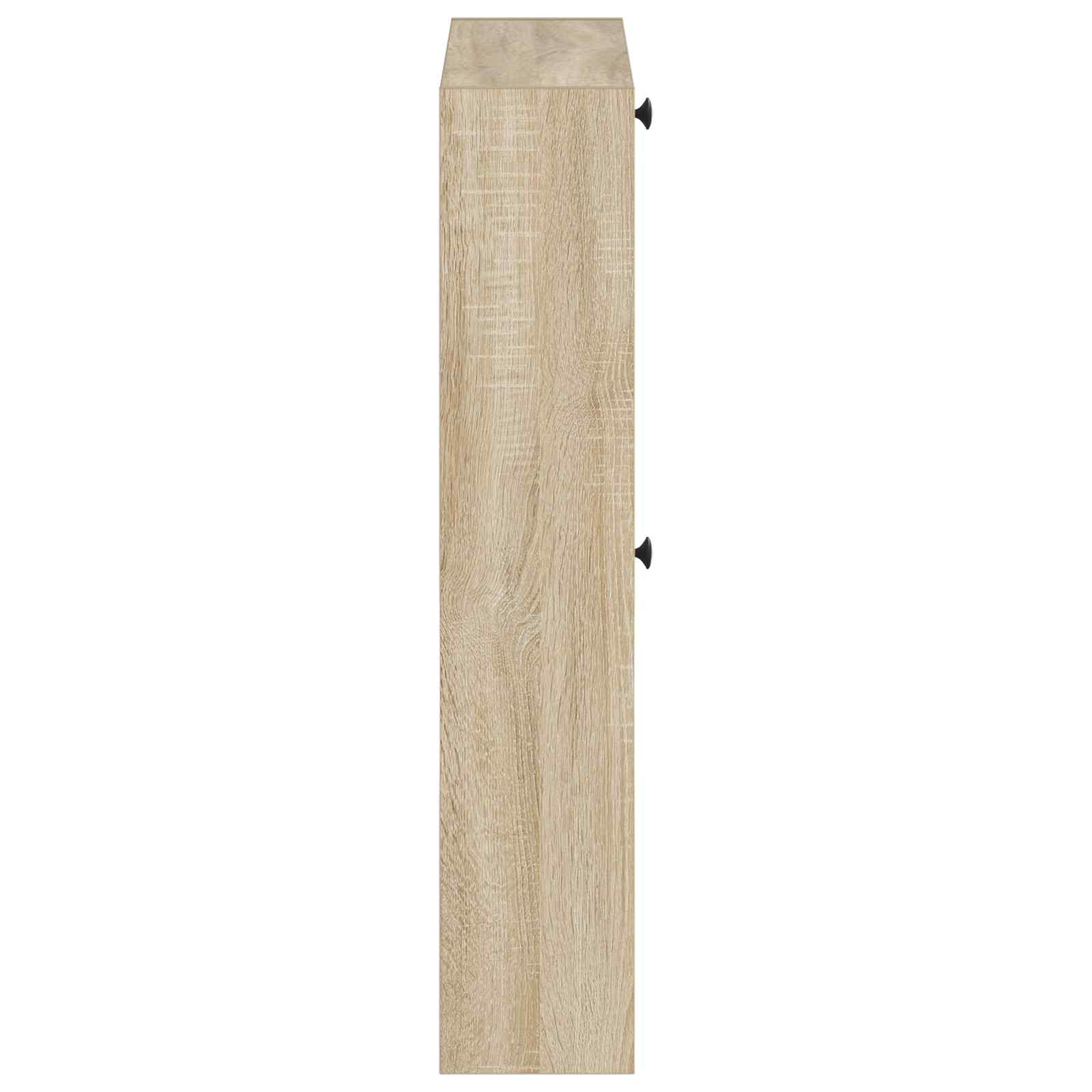 vidaXL Wisząca szafka na buty ALKMAAR 71 x 17 x 86 cm dąb Sonoma