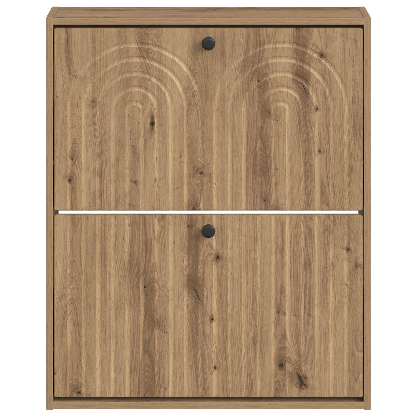 vidaXL Wisząca szafka na buty ALKMAAR 71 x 17 x 86 cm Dąb artisan