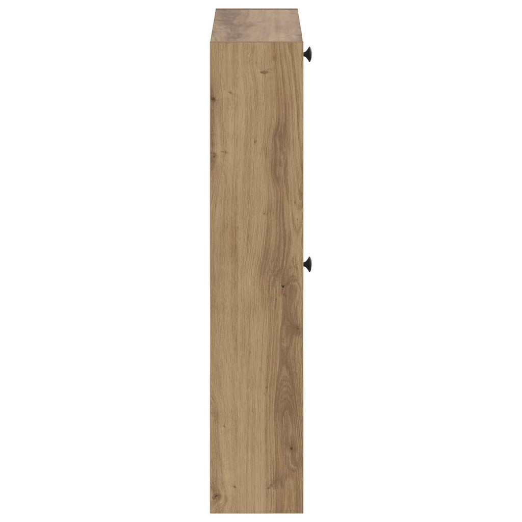vidaXL Wisząca szafka na buty ALKMAAR 71 x 17 x 86 cm Dąb artisan