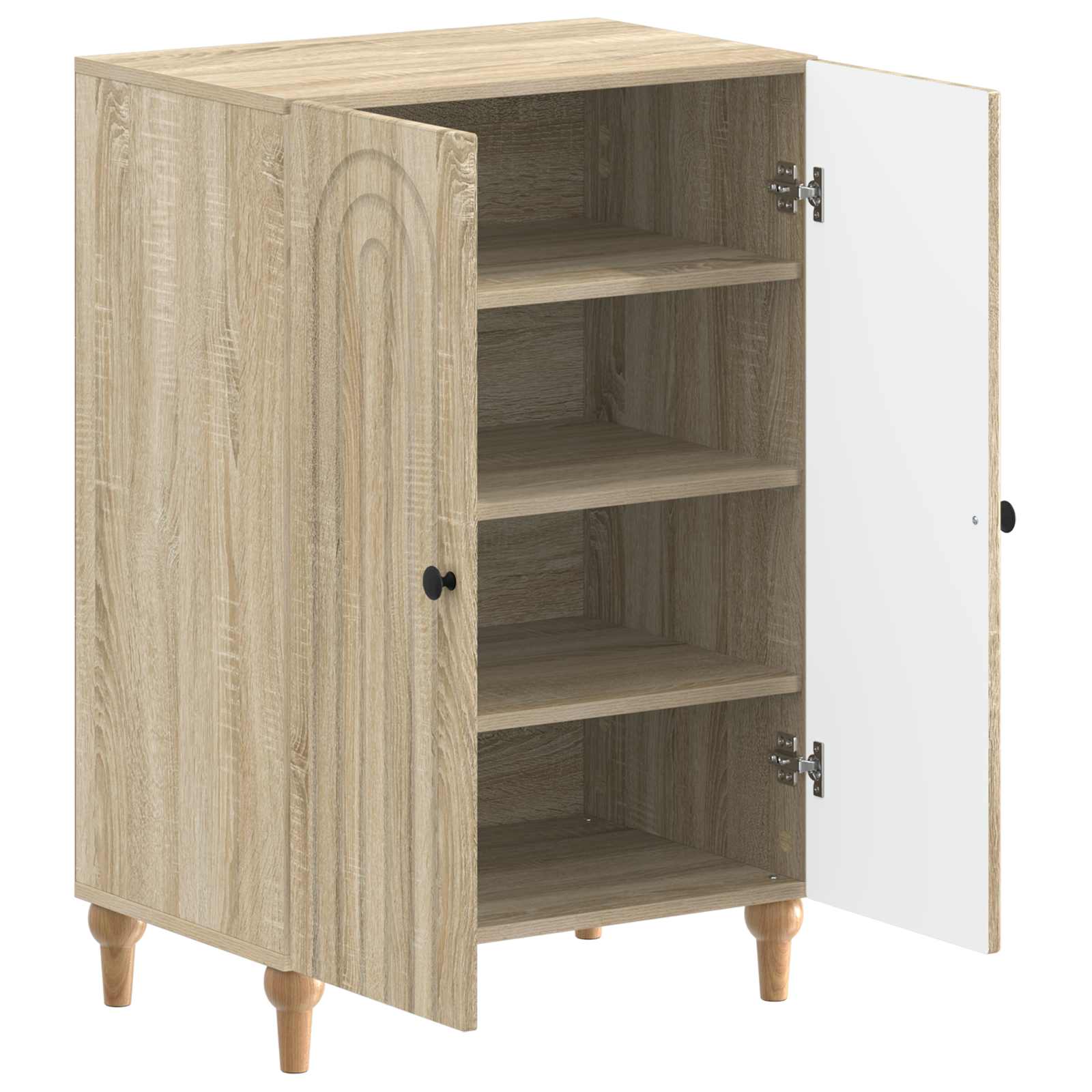 vidaXL Szafka na buty ALKMAAR 59,5 x 39,5 x 90 cm Drewno inżynieryjne