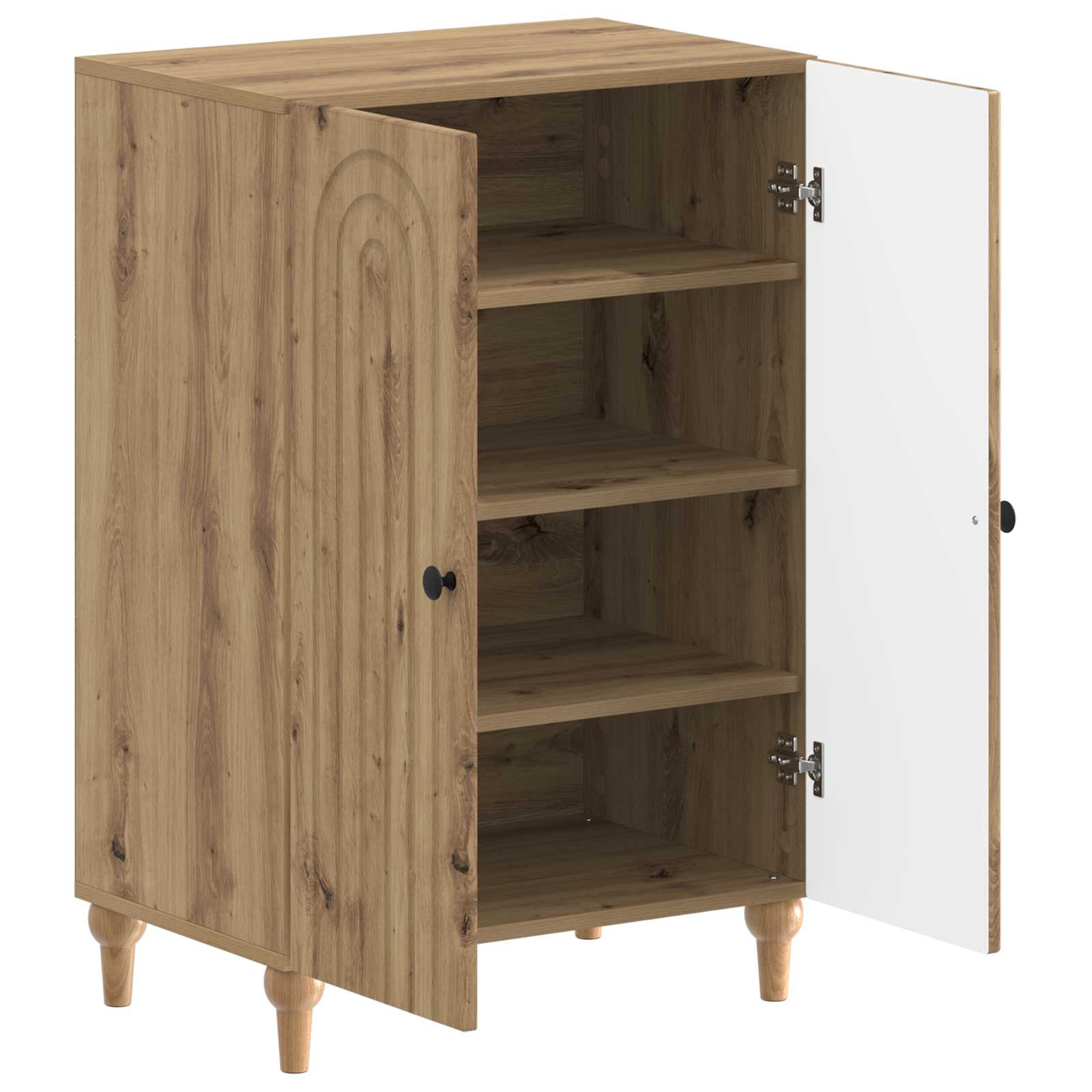 vidaXL Szafka na buty ALKMAAR 59,5 x 39,5 x 90 cm Drewno inżynieryjne