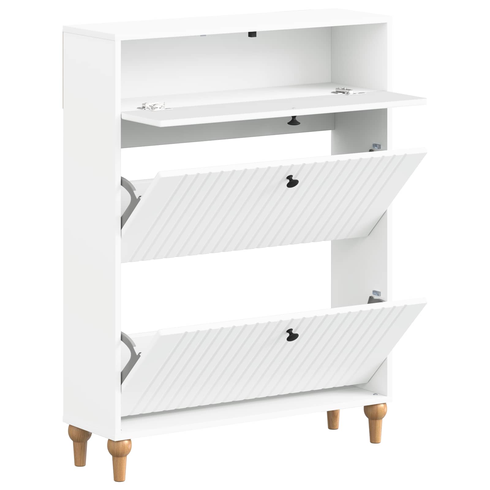 vidaXL Szafka na buty ALKMAAR 78 x 24 x 103 cm Drewno inżynieryjne