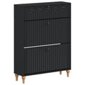 vidaXL Szafka na buty ALKMAAR 78 x 24 x 103 cm Drewno inżynieryjne