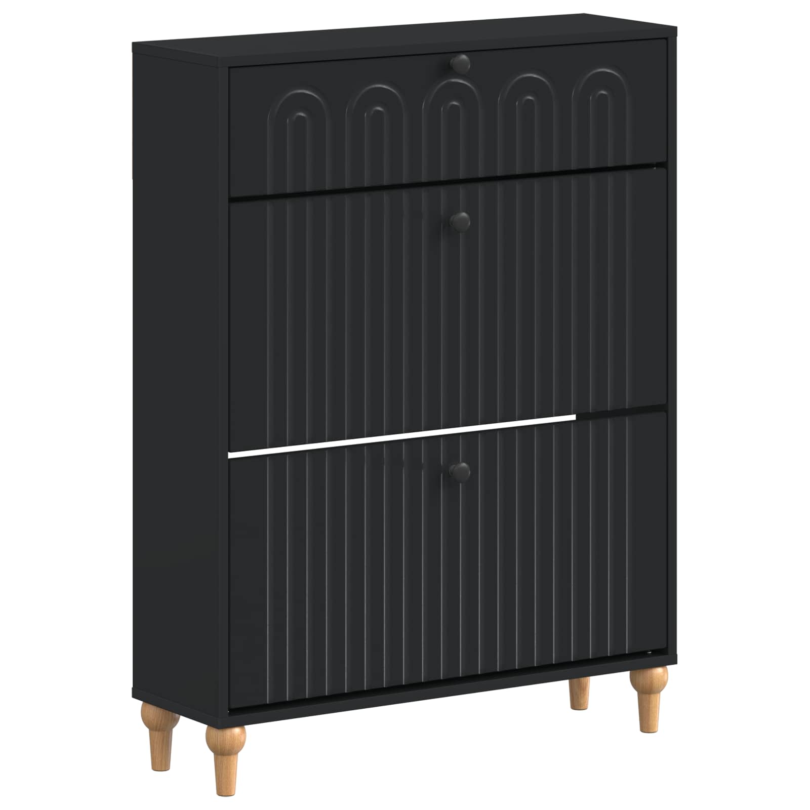 vidaXL Szafka na buty ALKMAAR 78 x 24 x 103 cm Drewno inżynieryjne