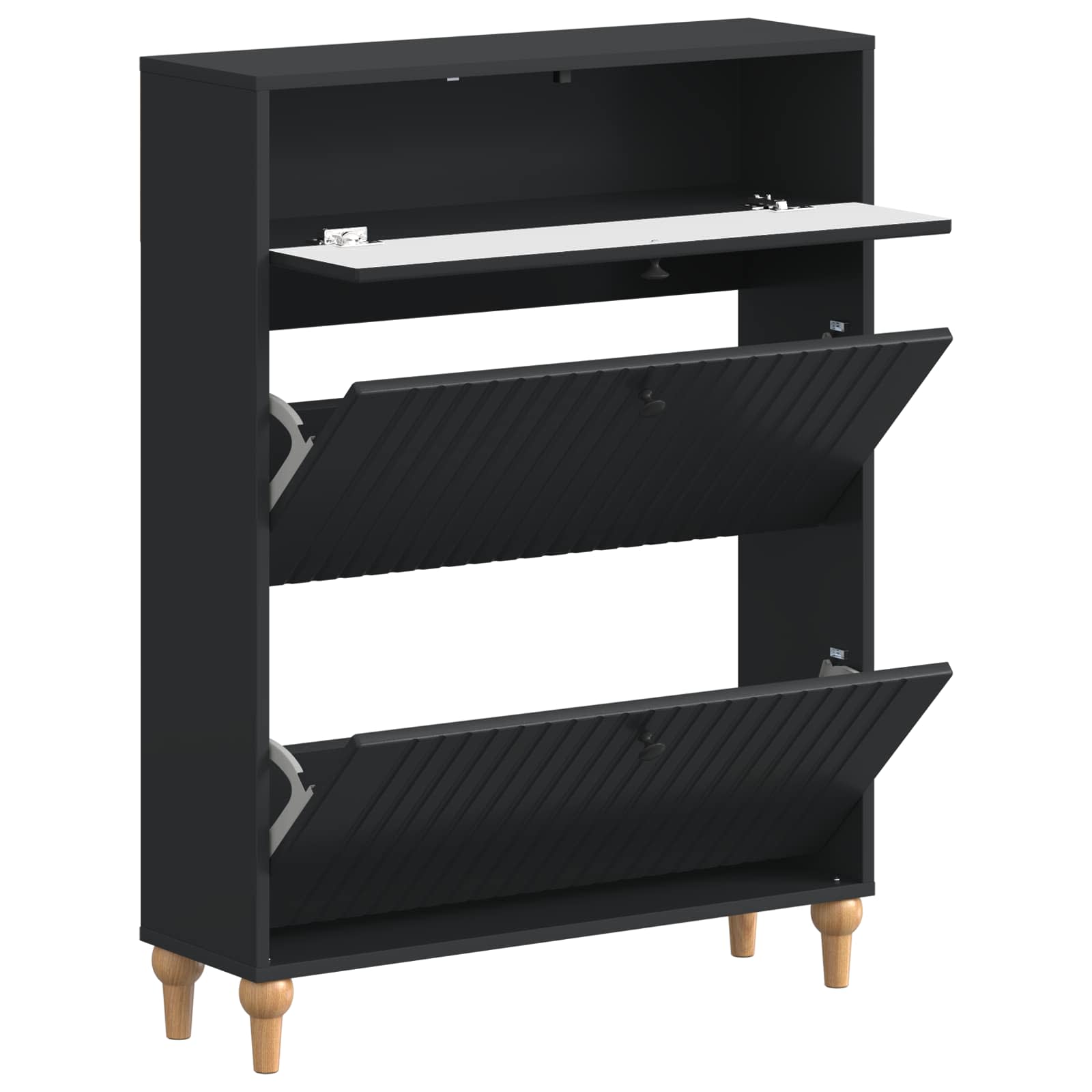 vidaXL Szafka na buty ALKMAAR 78 x 24 x 103 cm Drewno inżynieryjne