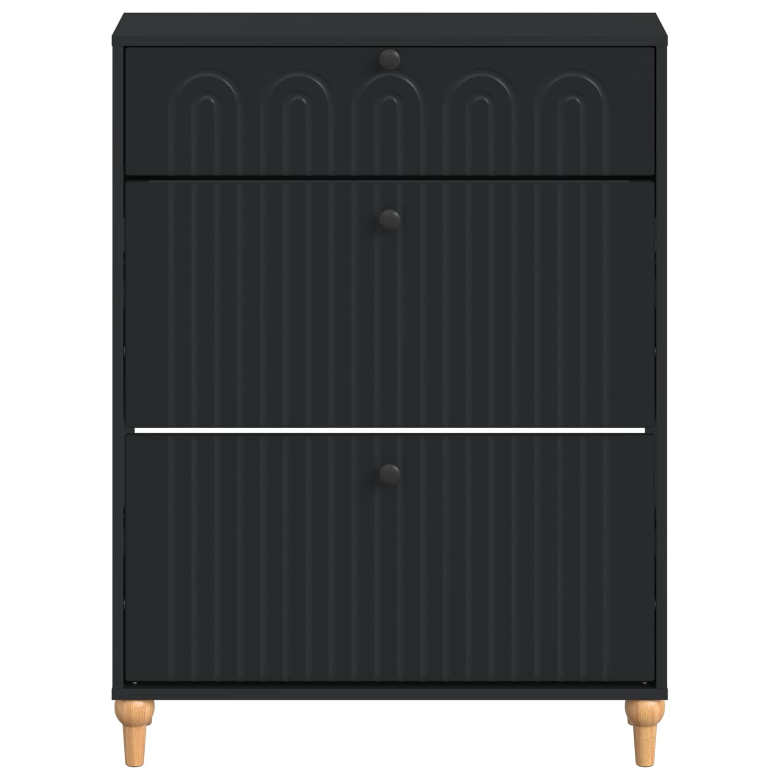 vidaXL Szafka na buty ALKMAAR 78 x 24 x 103 cm Drewno inżynieryjne