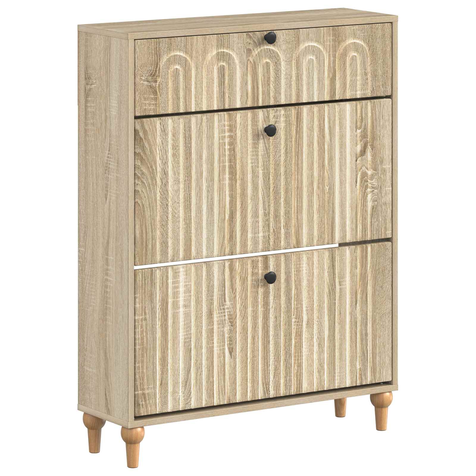 vidaXL Szafka na buty ALKMAAR 78 x 24 x 103 cm Drewno inżynieryjne