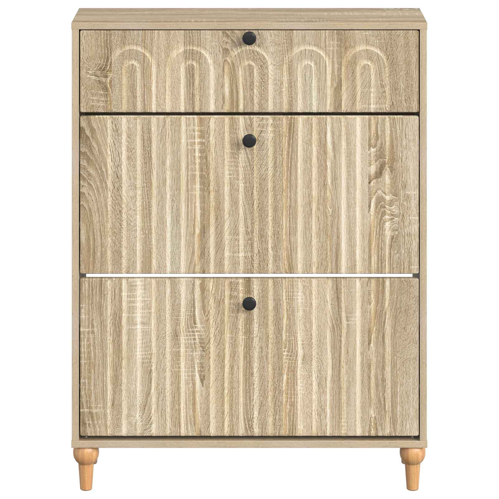 vidaXL Szafka na buty ALKMAAR 78 x 24 x 103 cm Drewno inżynieryjne