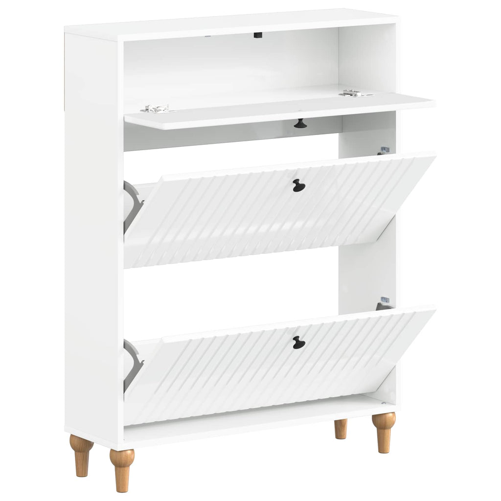 vidaXL Szafka na buty ALKMAAR 78 x 24 x 103 cm Drewno inżynieryjne