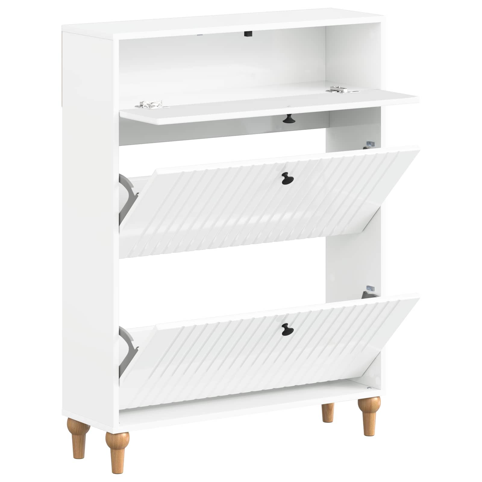 vidaXL Szafka na buty ALKMAAR 78 x 24 x 103 cm Drewno inżynieryjne