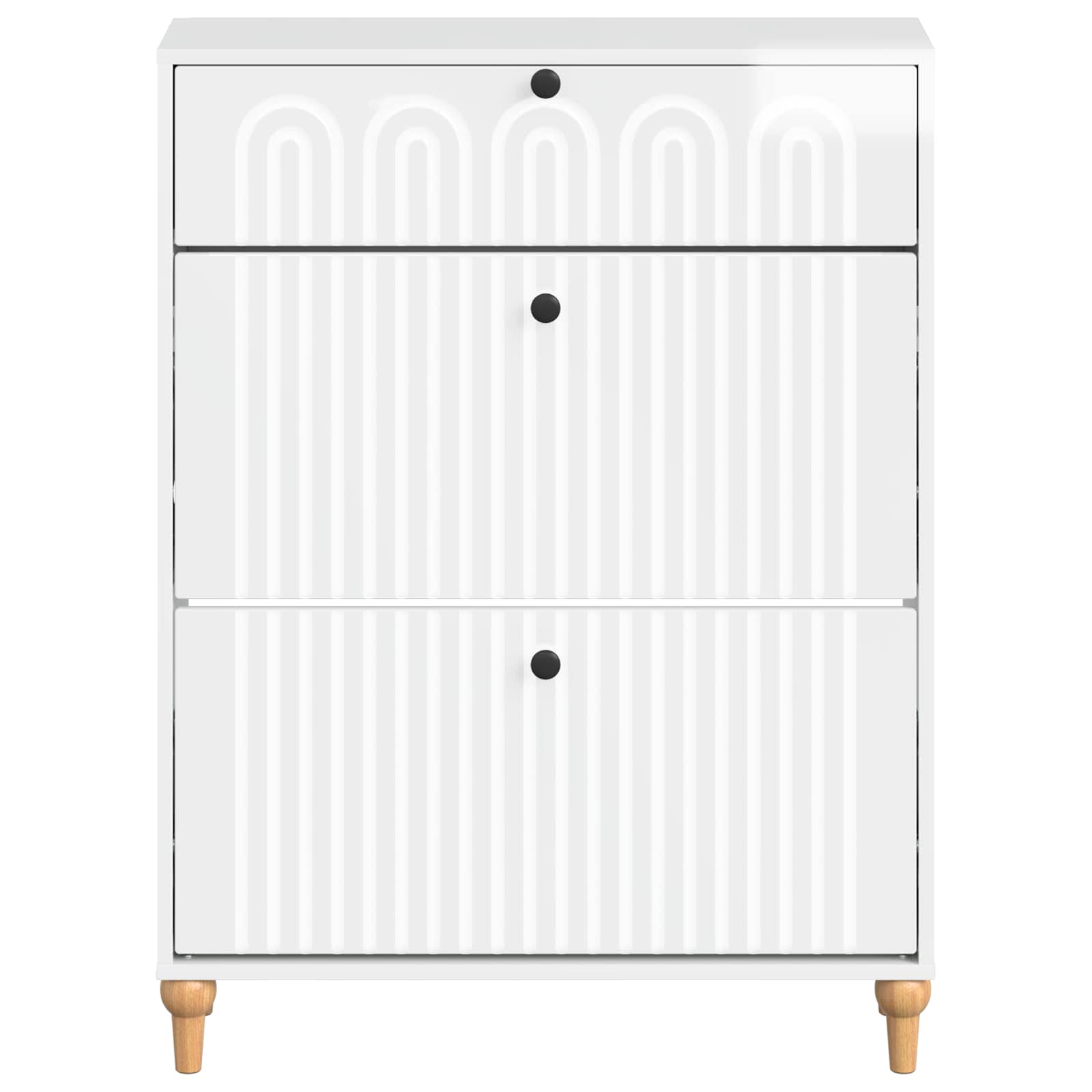 vidaXL Szafka na buty ALKMAAR 78 x 24 x 103 cm Drewno inżynieryjne
