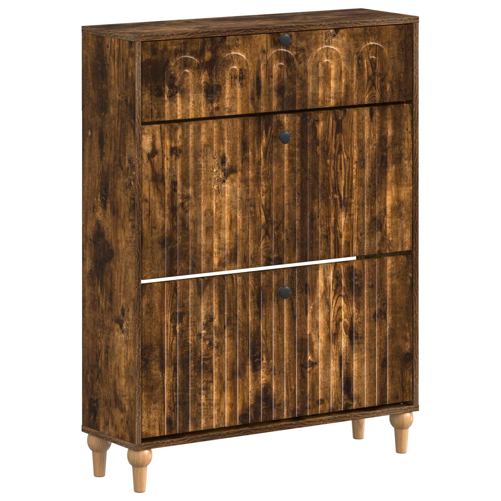 vidaXL Szafka na buty ALKMAAR 78 x 24 x 103 cm Drewno inżynieryjne