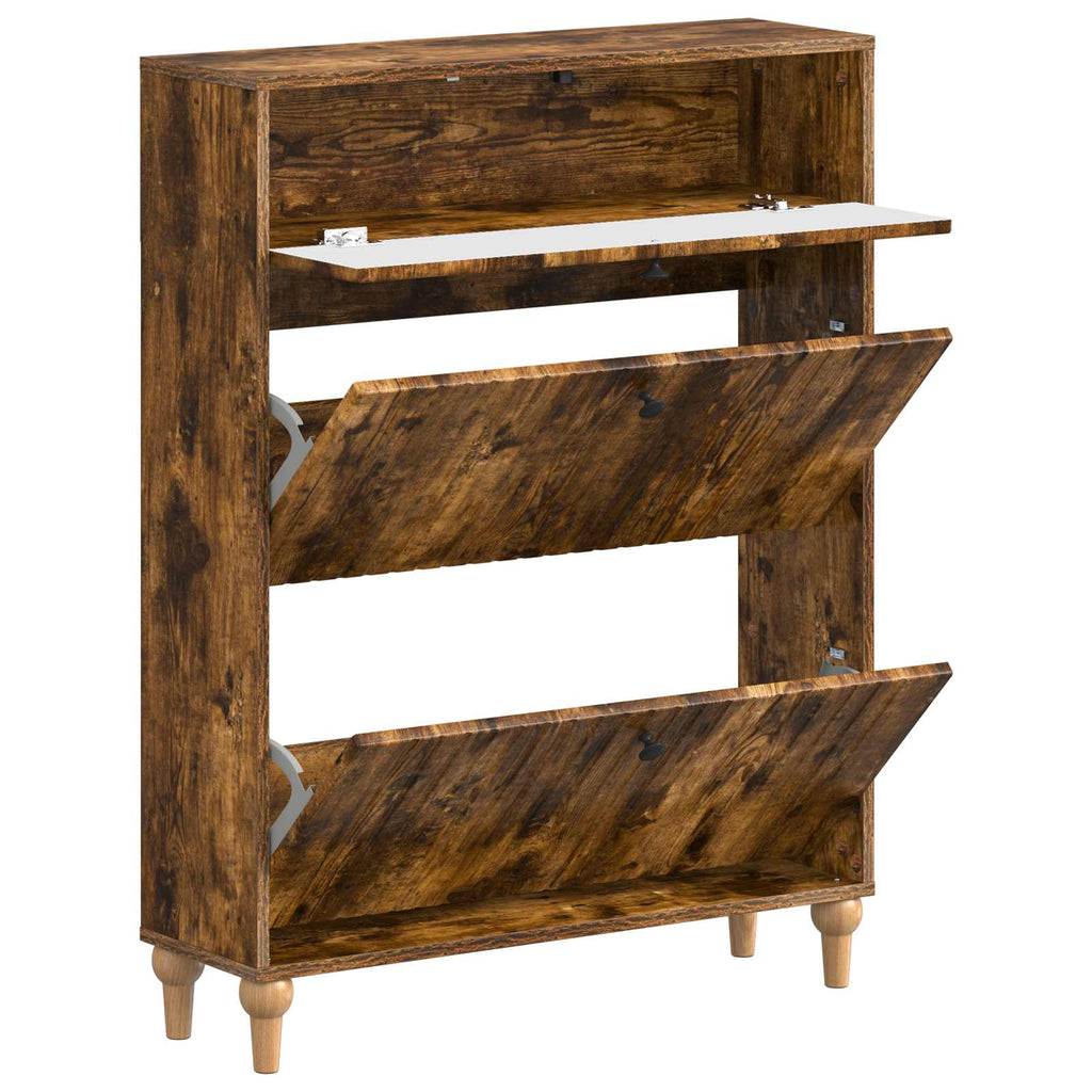 vidaXL Szafka na buty ALKMAAR 78 x 24 x 103 cm Drewno inżynieryjne