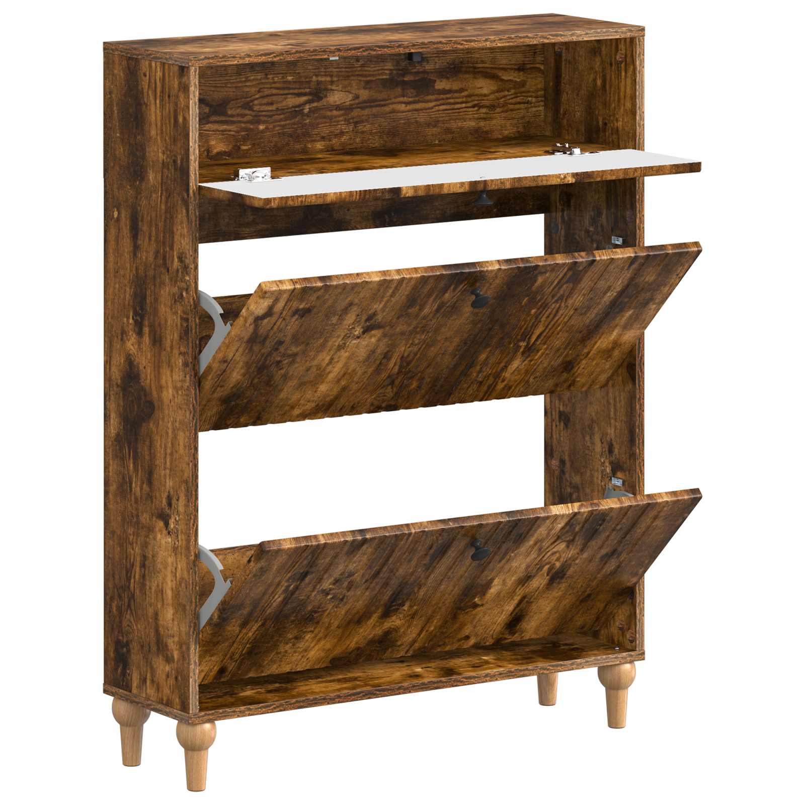 vidaXL Szafka na buty ALKMAAR 78 x 24 x 103 cm Drewno inżynieryjne