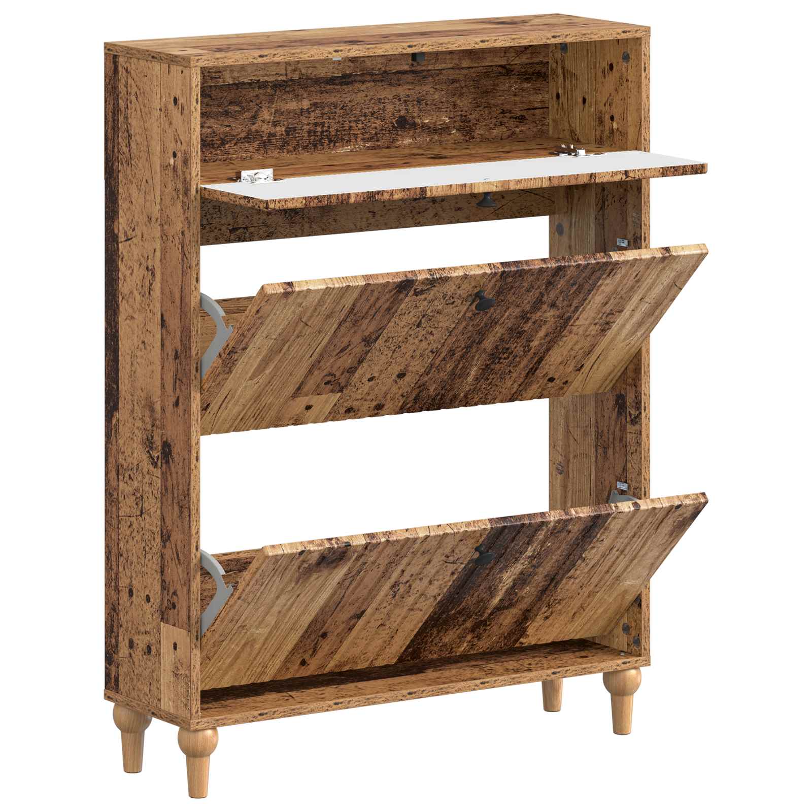 vidaXL Szafka na buty ALKMAAR 78 x 24 x 103 cm Drewno inżynieryjne
