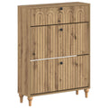 vidaXL Szafka na buty ALKMAAR 78 x 24 x 103 cm Drewno inżynieryjne