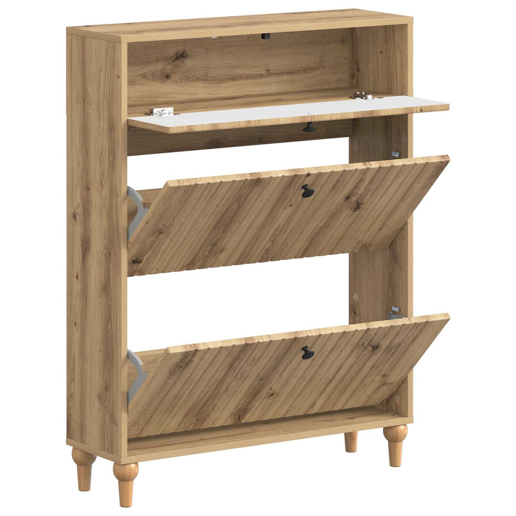 vidaXL Szafka na buty ALKMAAR 78 x 24 x 103 cm Drewno inżynieryjne