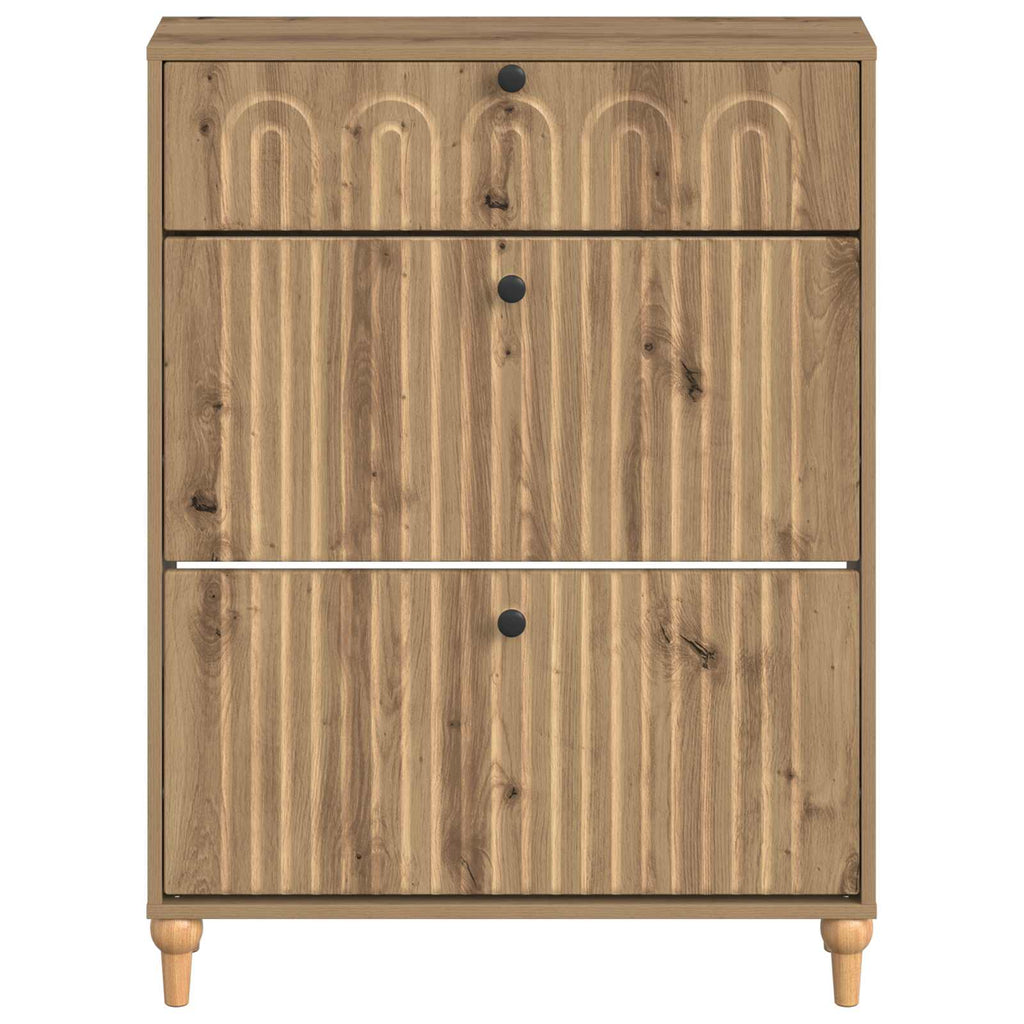 vidaXL Szafka na buty ALKMAAR 78 x 24 x 103 cm Drewno inżynieryjne