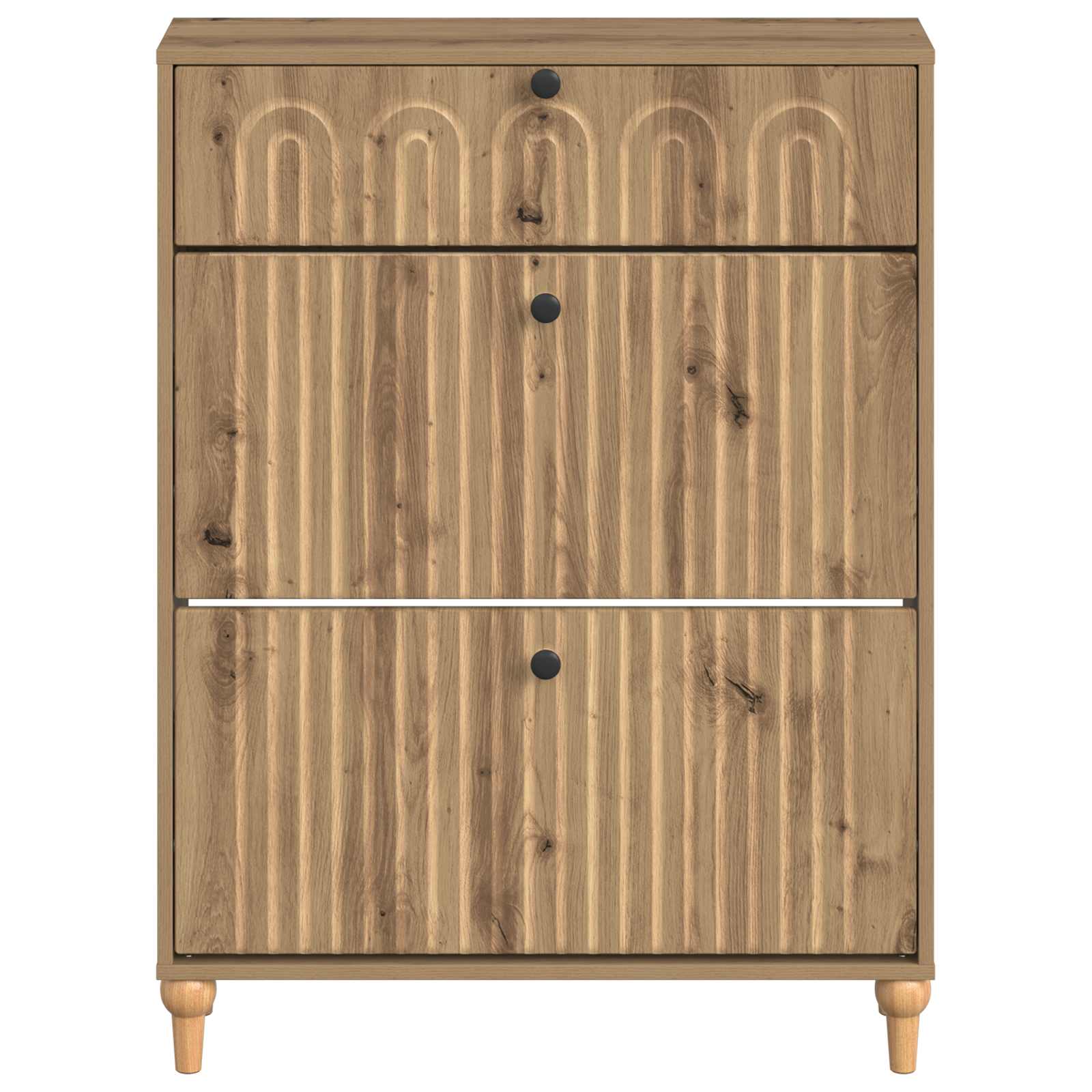 vidaXL Szafka na buty ALKMAAR 78 x 24 x 103 cm Drewno inżynieryjne