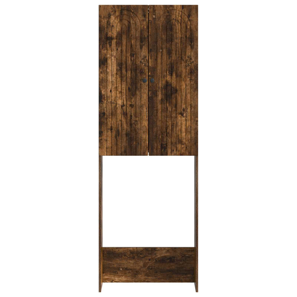 vidaXL Szafka toaletowa ALKMAAR Dąb wędzony 66 x 25,5 x 190 cm