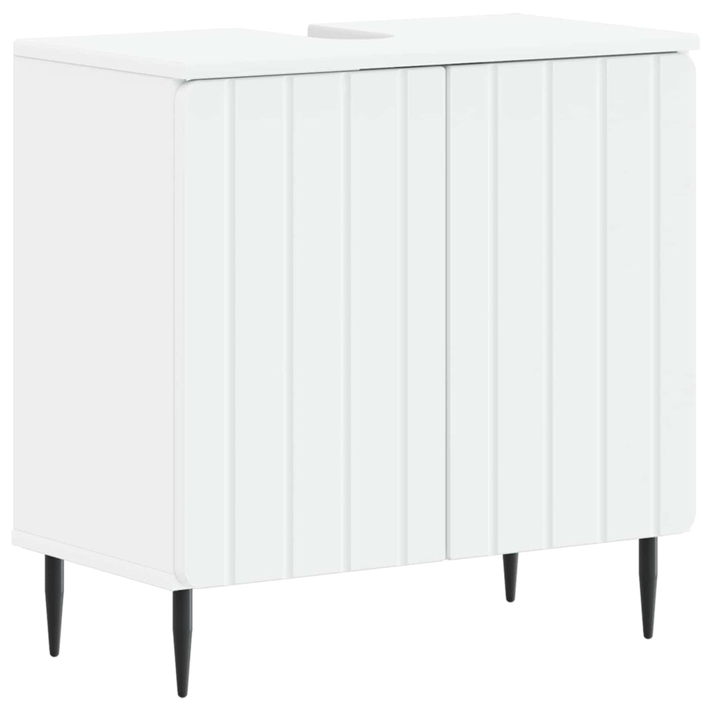 vidaXL Szafka pod umywalkę ZWOLLE Biały 59,5 x 31,5 x 59 cm