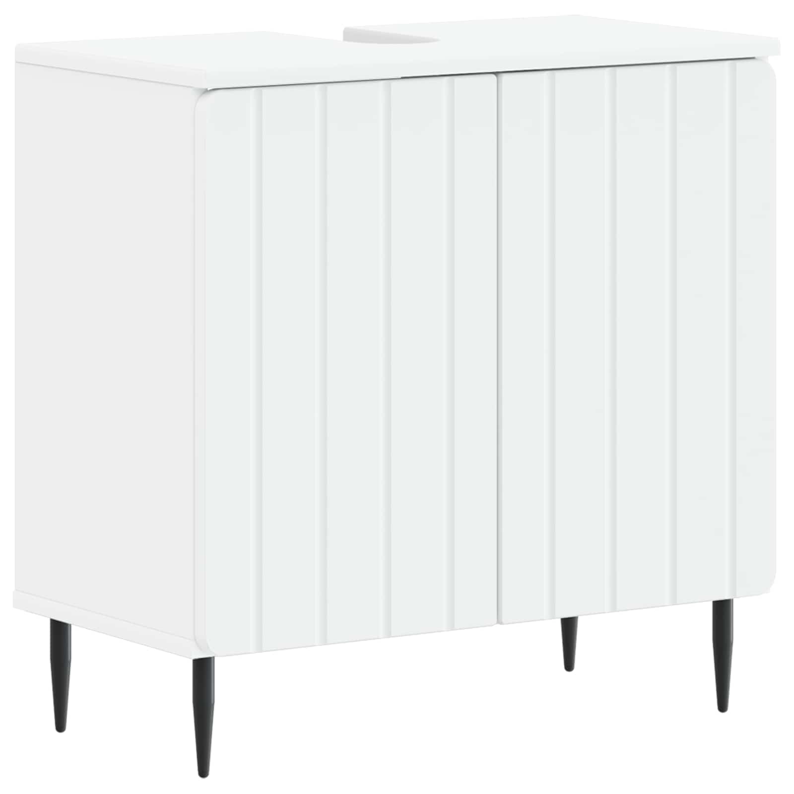 vidaXL Szafka pod umywalkę ZWOLLE Biały 59,5 x 31,5 x 59 cm