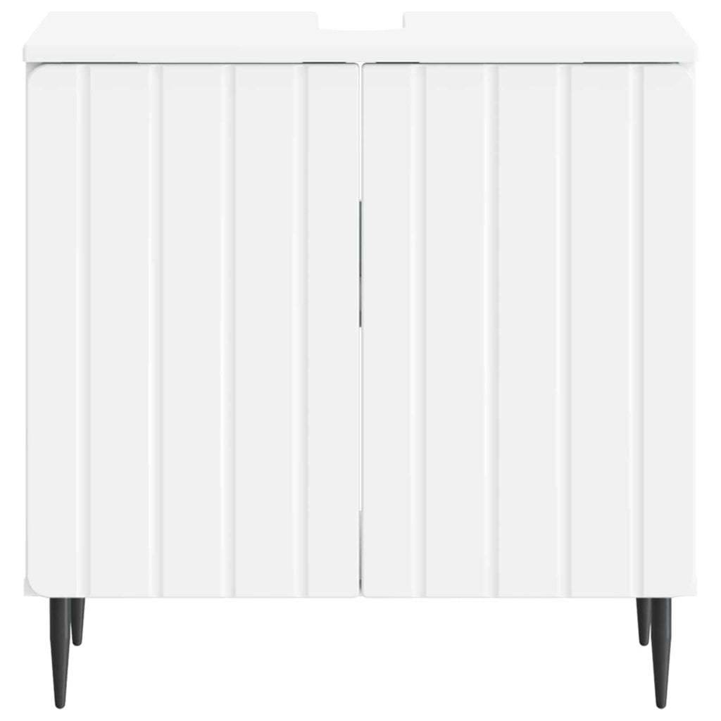 vidaXL Szafka pod umywalkę ZWOLLE Biały 59,5 x 31,5 x 59 cm