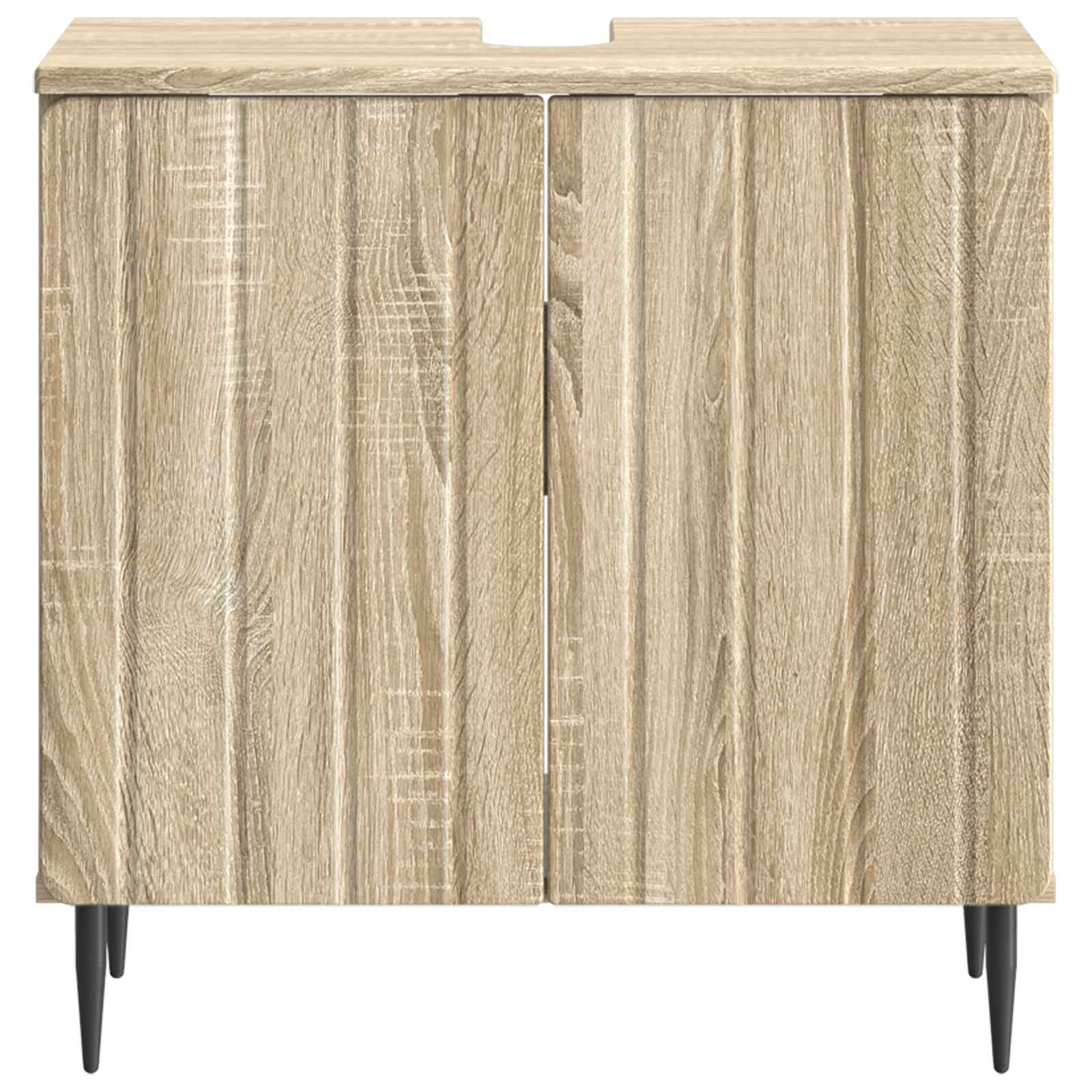 vidaXL Szafka pod umywalkę ZWOLLE dąb Sonoma 59,5 x 31,5 x 59 cm
