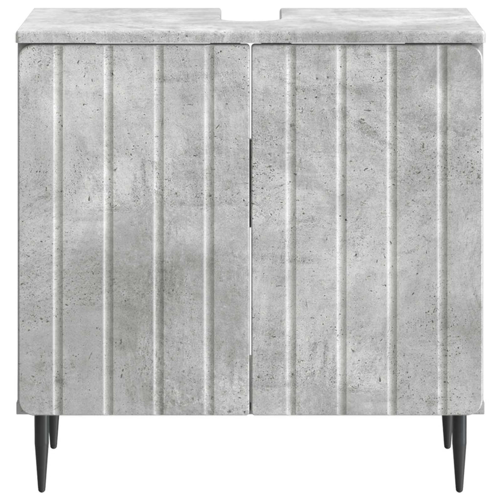 vidaXL Szafka pod umywalkę ZWOLLE Betonowy szary 59,5 x 31,5 x 59 cm