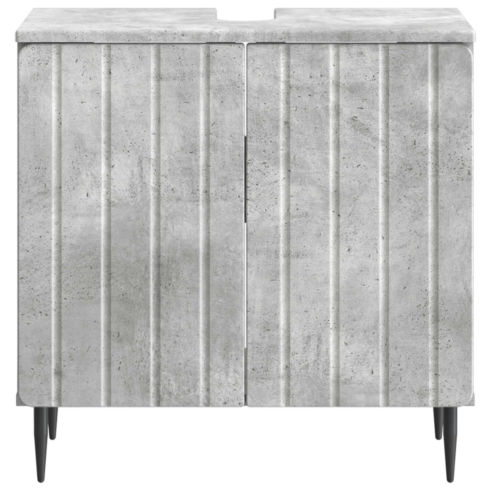 vidaXL Szafka pod umywalkę ZWOLLE Betonowy szary 59,5 x 31,5 x 59 cm
