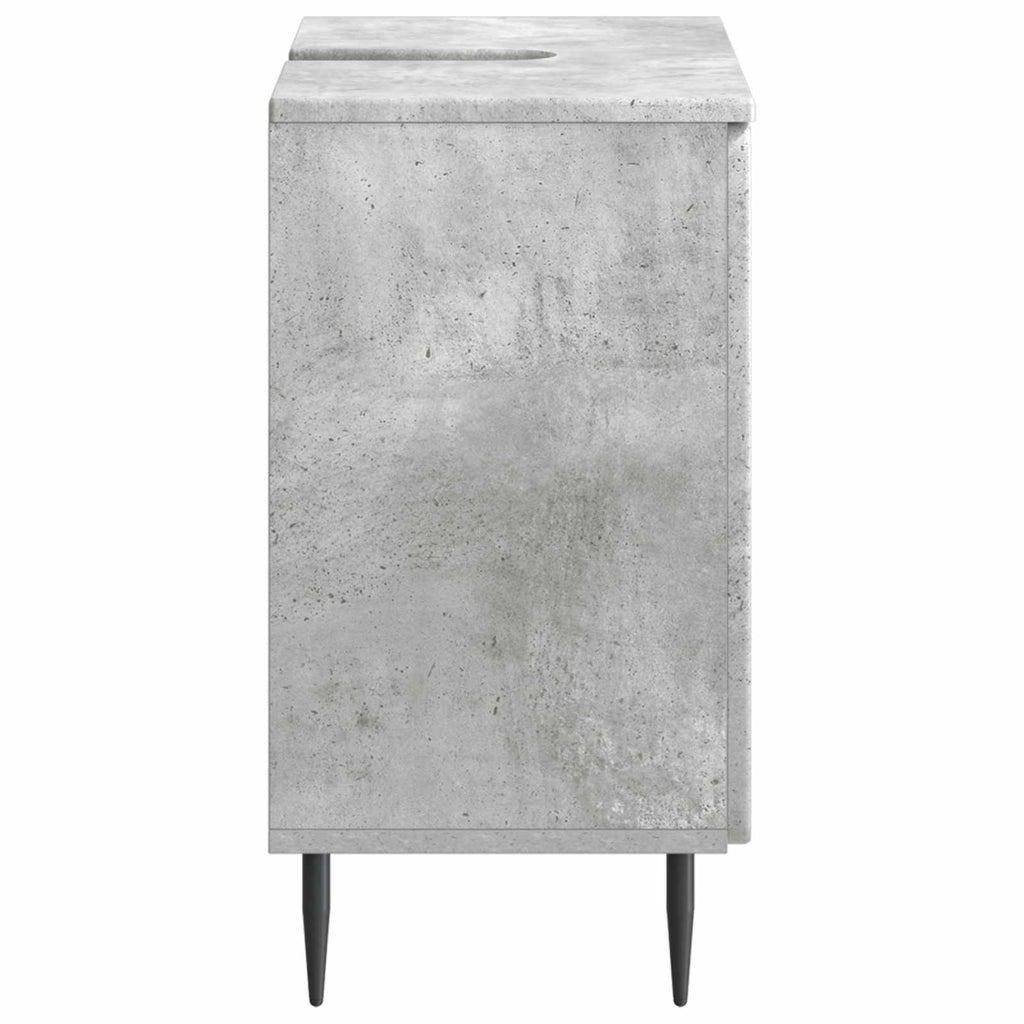 vidaXL Szafka pod umywalkę ZWOLLE Betonowy szary 59,5 x 31,5 x 59 cm