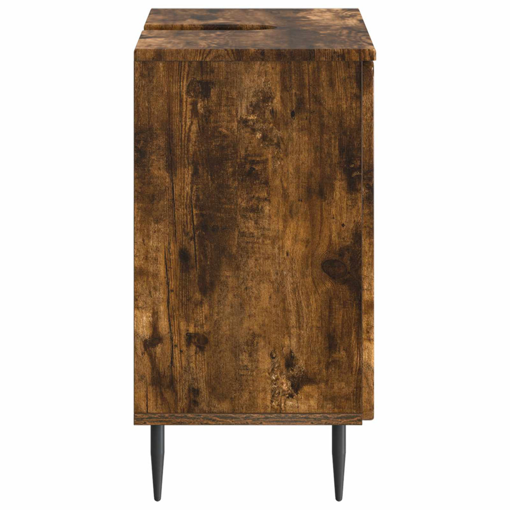 vidaXL Szafka pod umywalkę ZWOLLE Dąb wędzony 59,5 x 31,5 x 59 cm