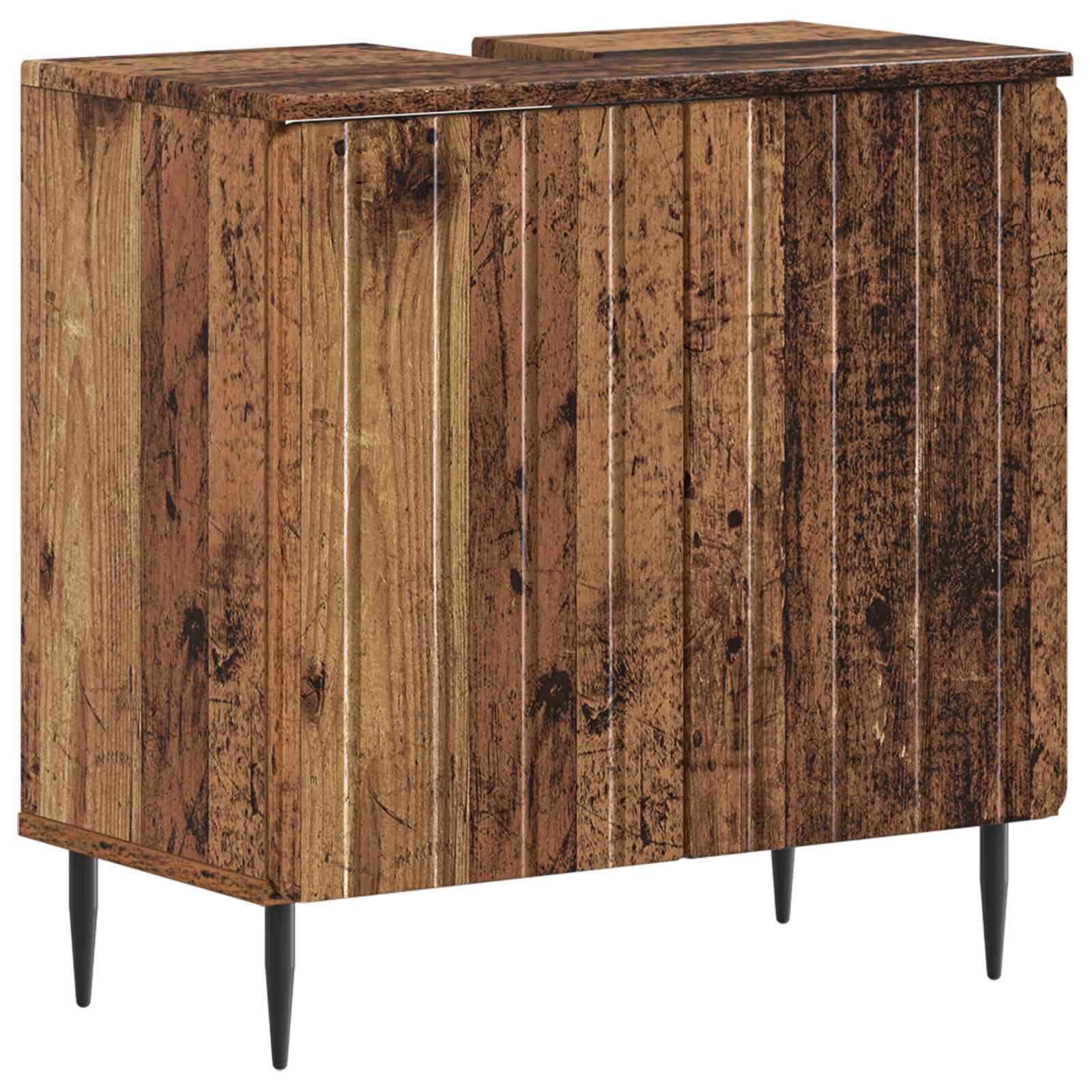 vidaXL Szafka pod umywalkę ZWOLLE Stare drewno 59,5 x 31,5 x 59 cm