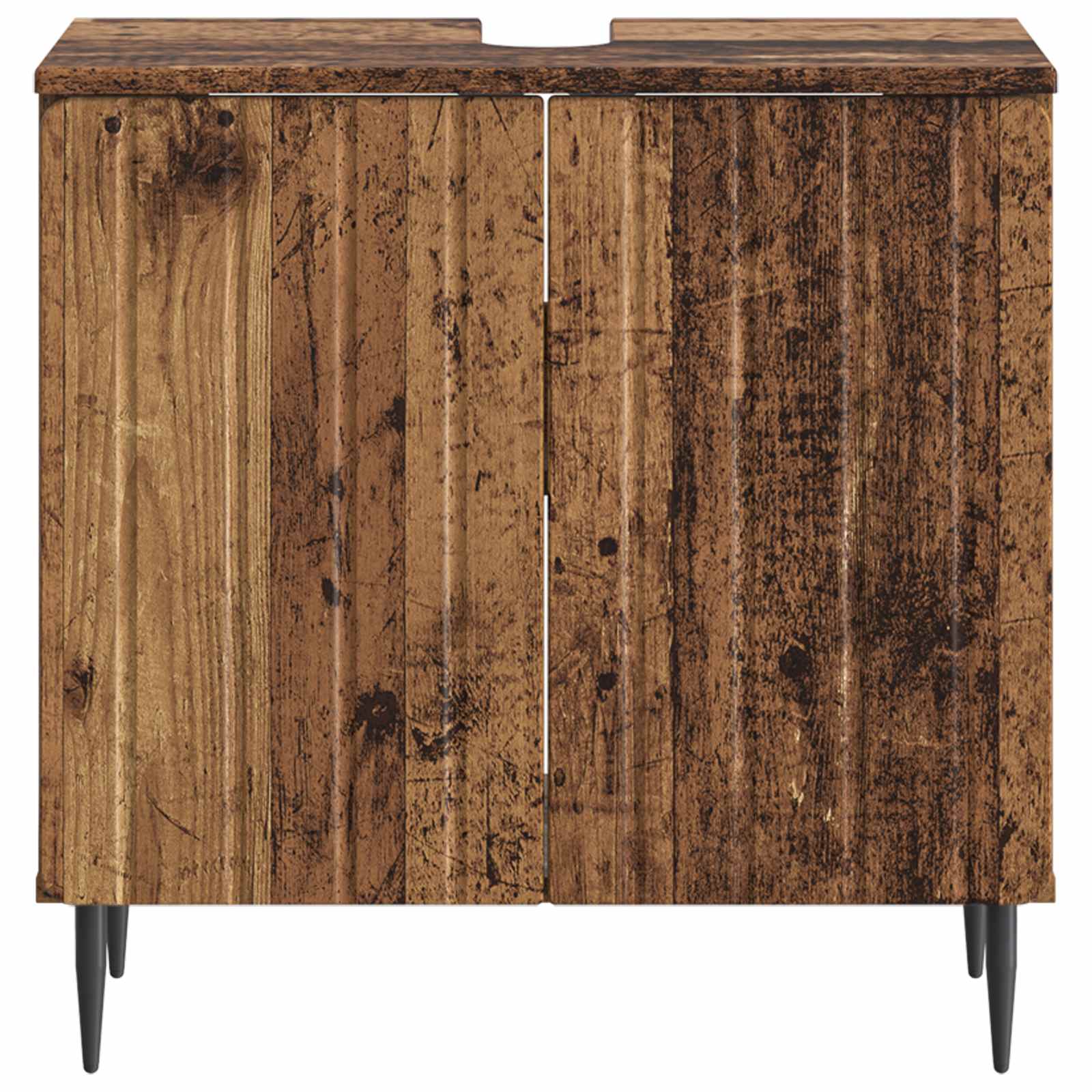 vidaXL Szafka pod umywalkę ZWOLLE Stare drewno 59,5 x 31,5 x 59 cm