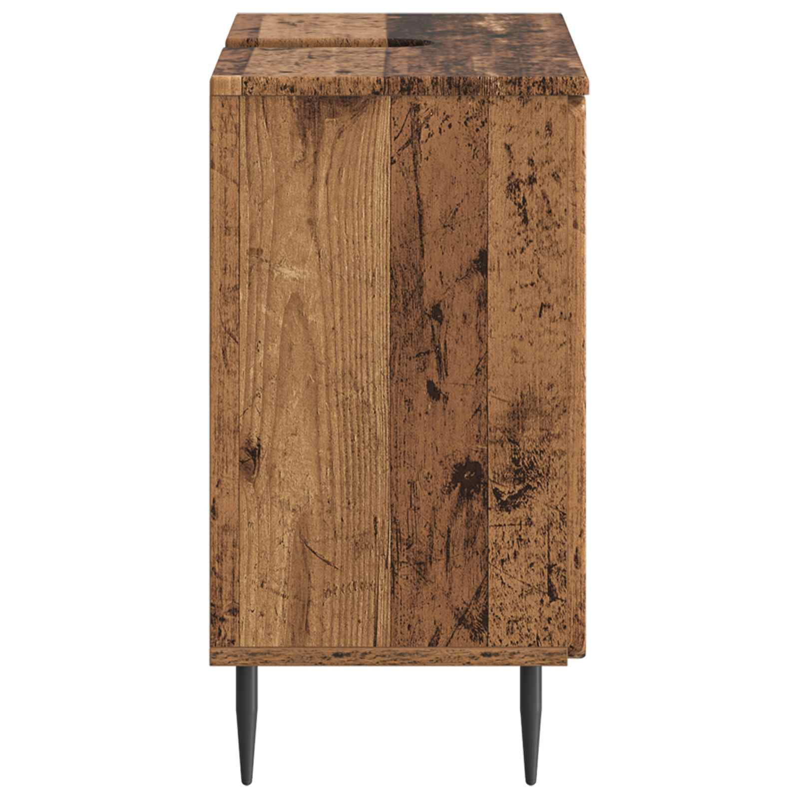 vidaXL Szafka pod umywalkę ZWOLLE Stare drewno 59,5 x 31,5 x 59 cm