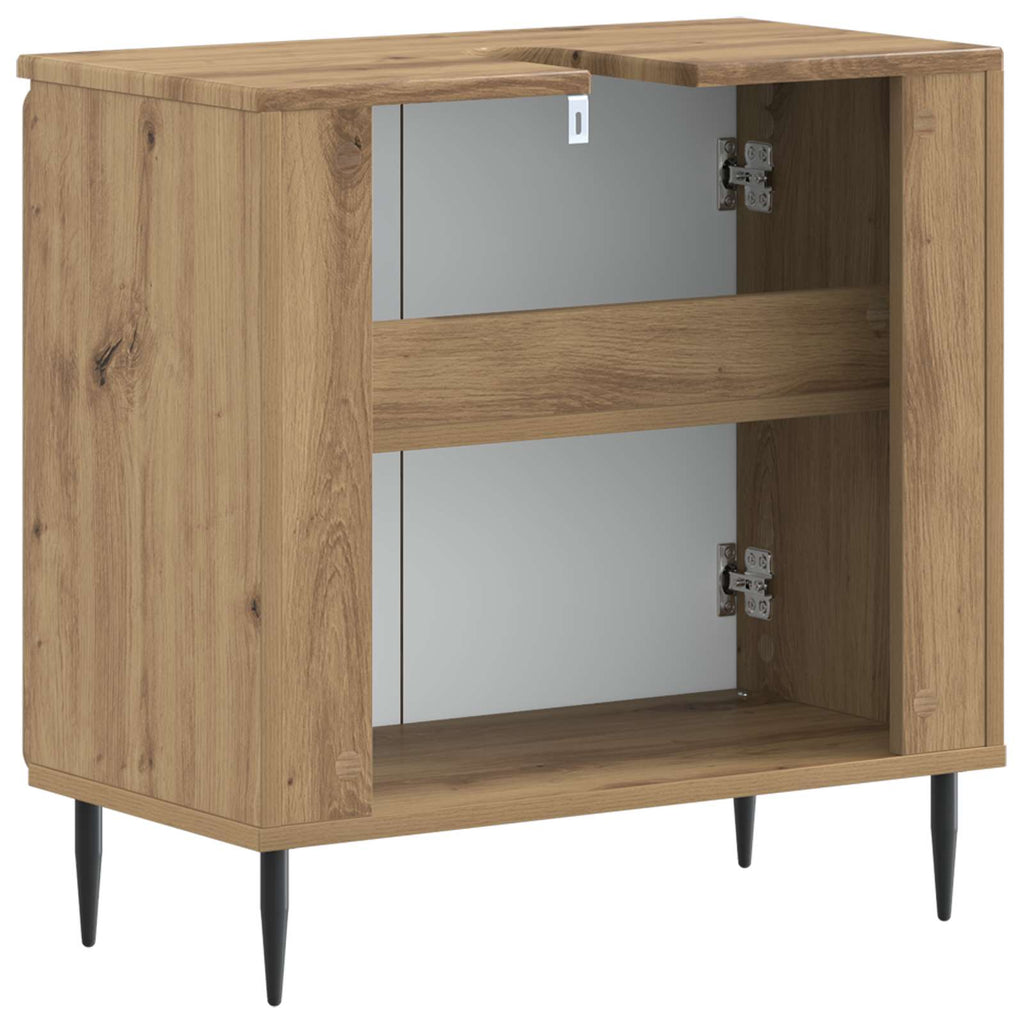 vidaXL Szafka pod umywalkę ZWOLLE Dąb artisan 59,5 x 31,5 x 59 cm