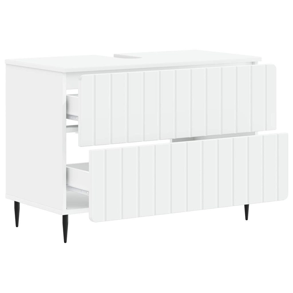 vidaXL Szafka pod umywalkę ZWOLLE Biały 82 x 41 x 58,5 cm