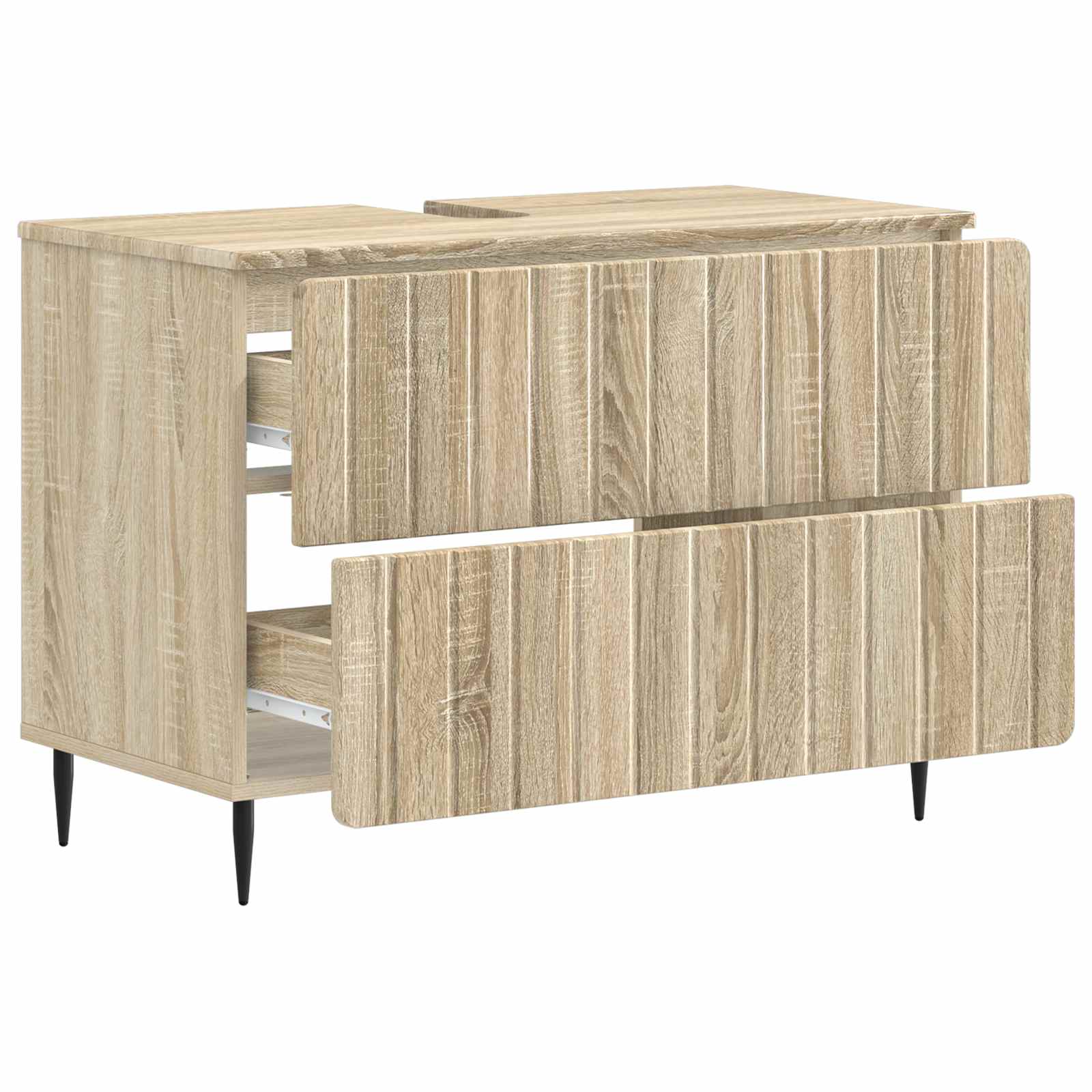 vidaXL Szafka pod umywalkę ZWOLLE dąb Sonoma 82 x 41 x 58,5 cm