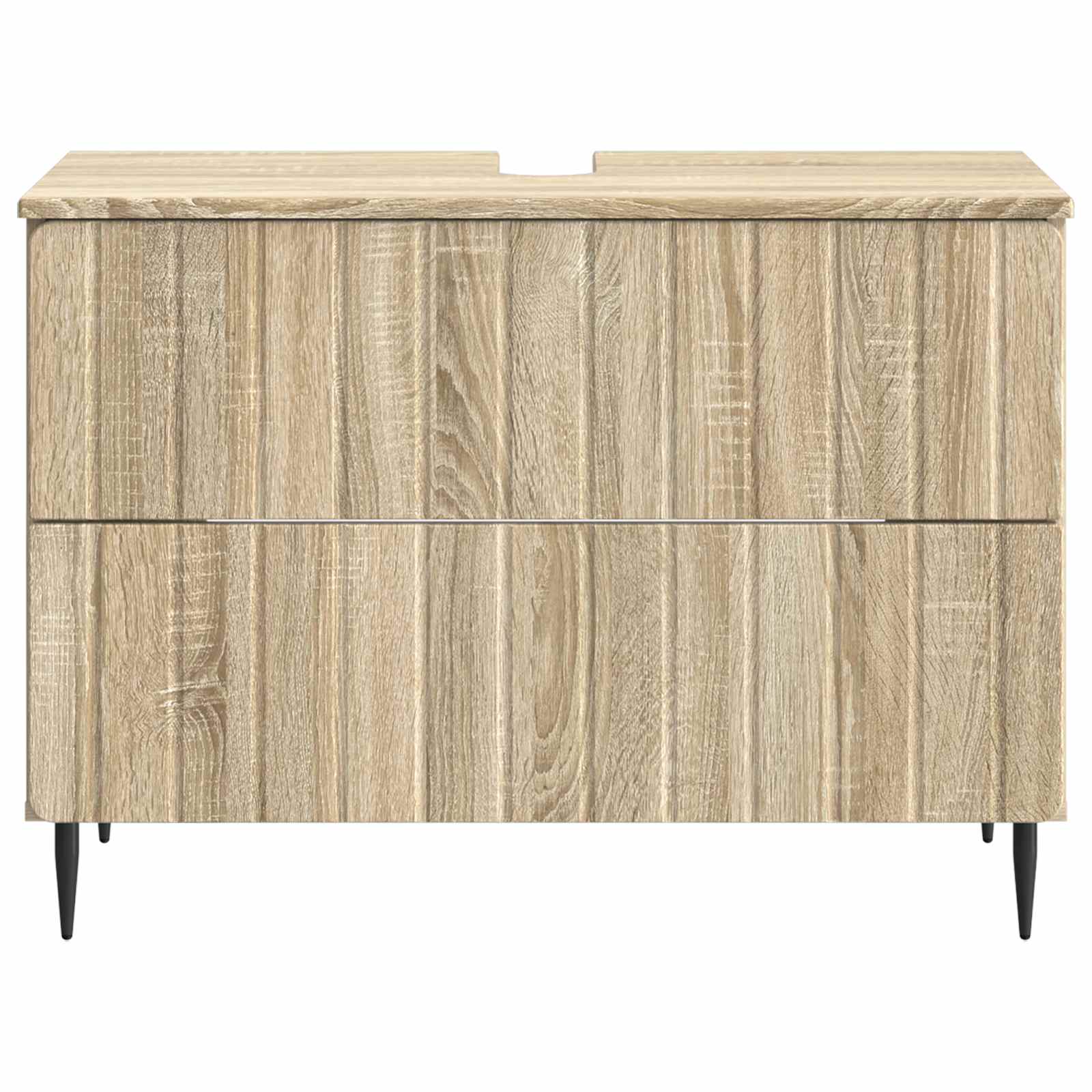 vidaXL Szafka pod umywalkę ZWOLLE dąb Sonoma 82 x 41 x 58,5 cm