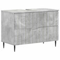 vidaXL Szafka pod umywalkę ZWOLLE Betonowy szary 82 x 41 x 58,5 cm