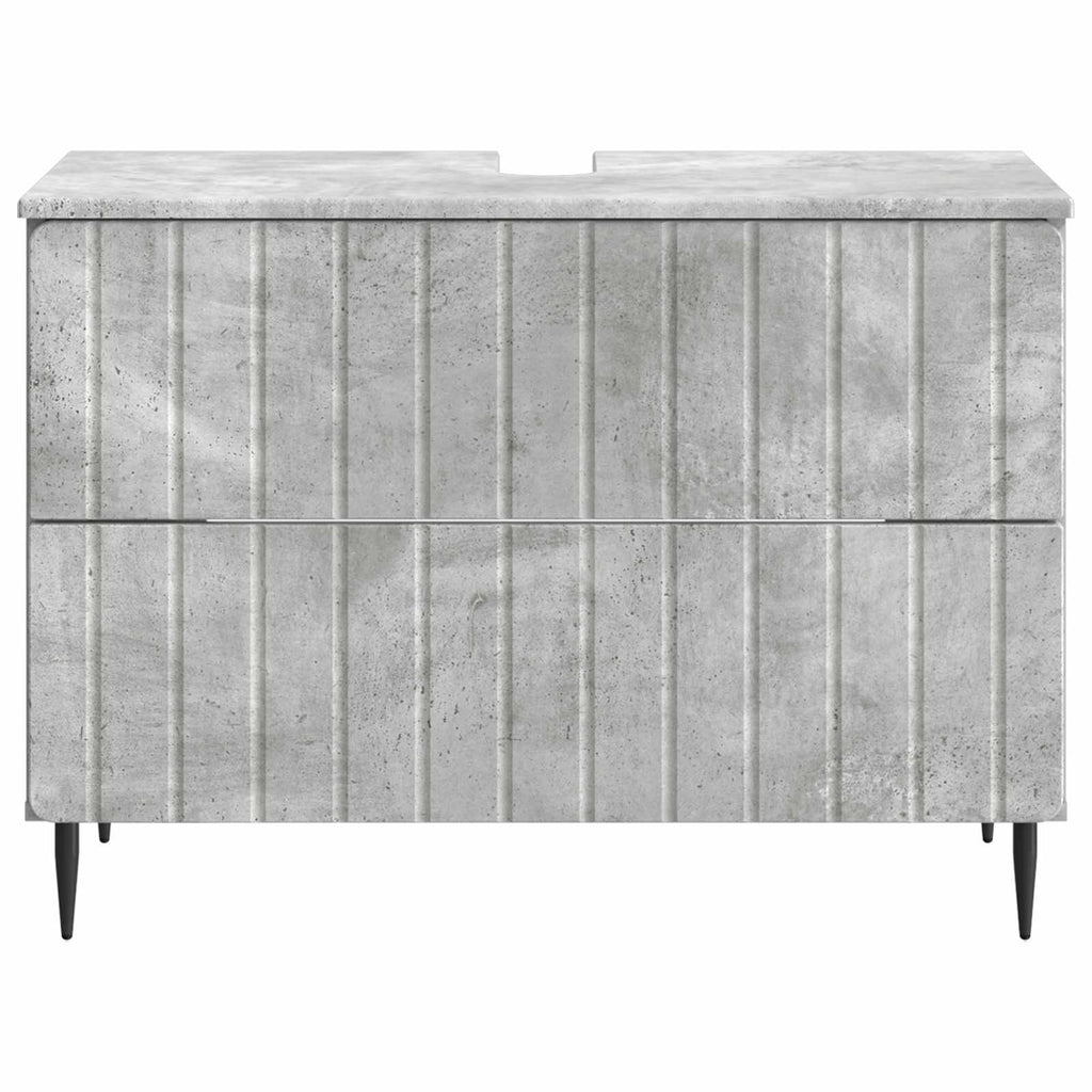 vidaXL Szafka pod umywalkę ZWOLLE Betonowy szary 82 x 41 x 58,5 cm