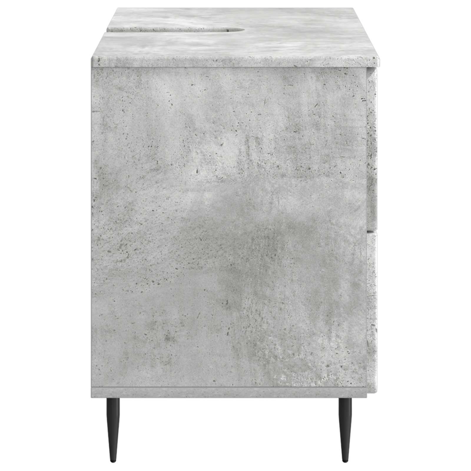 vidaXL Szafka pod umywalkę ZWOLLE Betonowy szary 82 x 41 x 58,5 cm