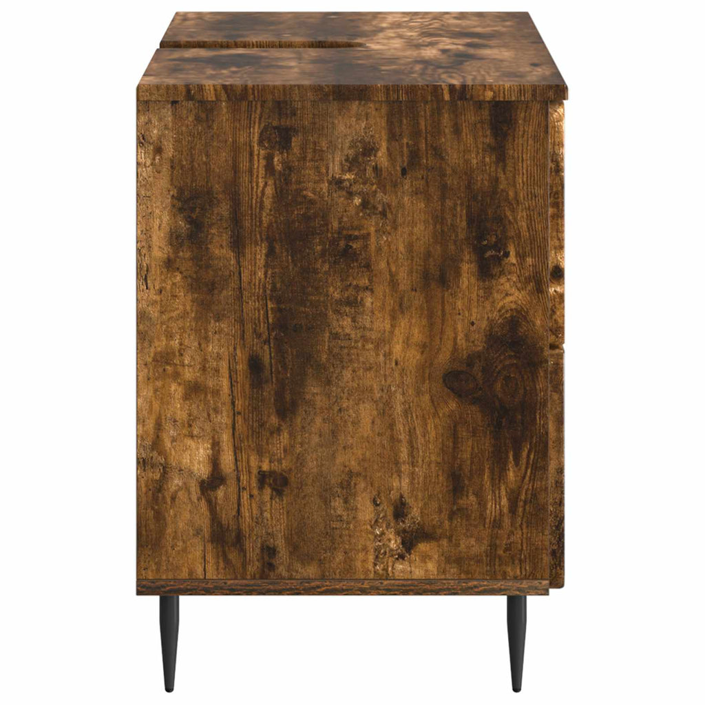 vidaXL Szafka pod umywalkę ZWOLLE Dąb wędzony 82 x 41 x 58,5 cm